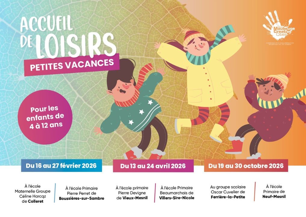 Date accueils de loisirs - Petites Vacances 2026 